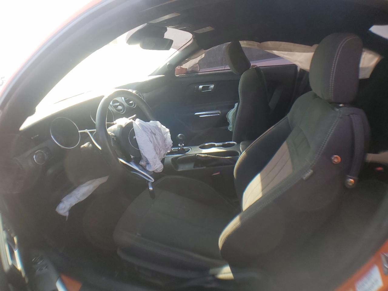 2021 Ford Mustang VIN 1FA6P8TH8M5140706 Copart auction photo, front end / side damage thumbnail 7