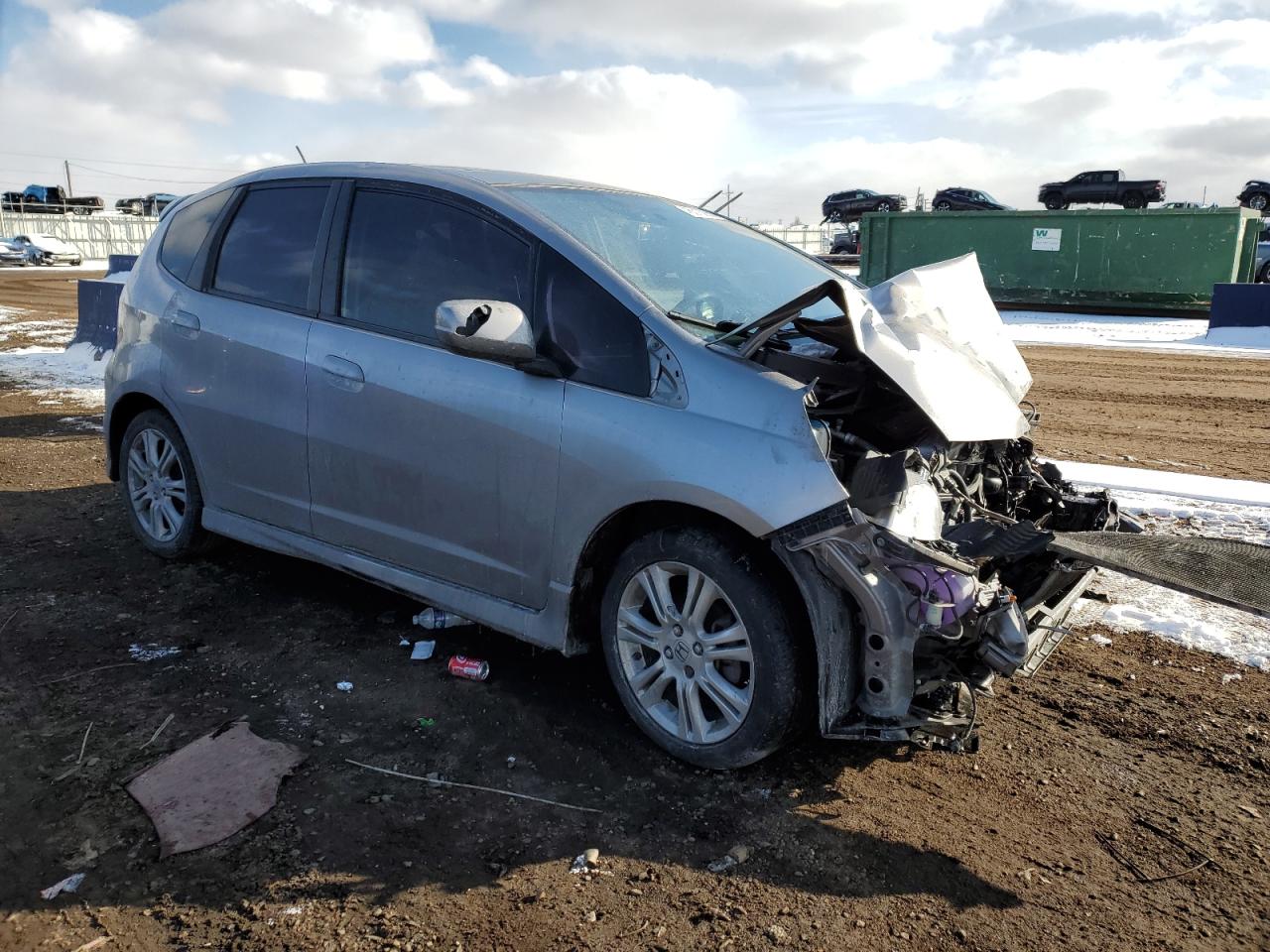 2009 Honda Fit VIN JHMGE88429S010650 Copart auction photo, front end damage thumbnail 4