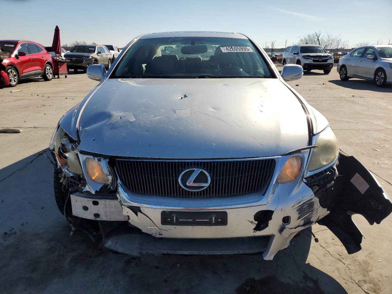 2011 Lexus GS VIN JTHBE1KS4B0051467 Copart auction photo, front end damage thumbnail 5