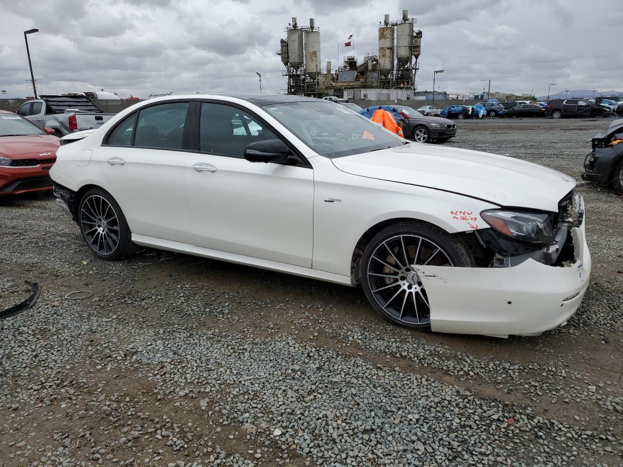 2019 Mercedes-Benz E-klasse VIN WDDZF6BB0KA574110 Copart auction photo, front end / rear end damage thumbnail 4
