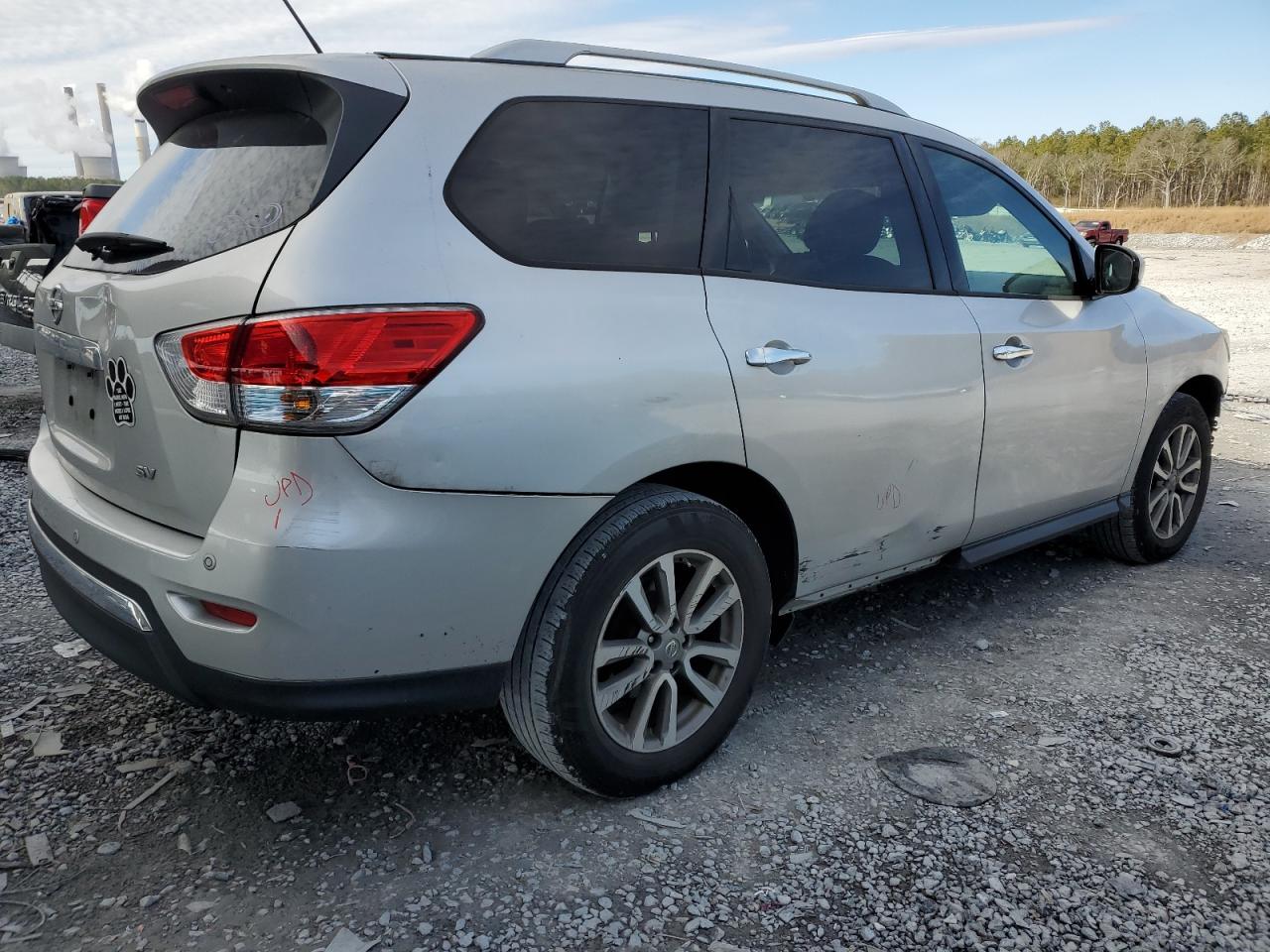 2015 Nissan Pathfinder VIN 5N1AR2MN3FC654408 Copart auction photo, all over damage thumbnail 3