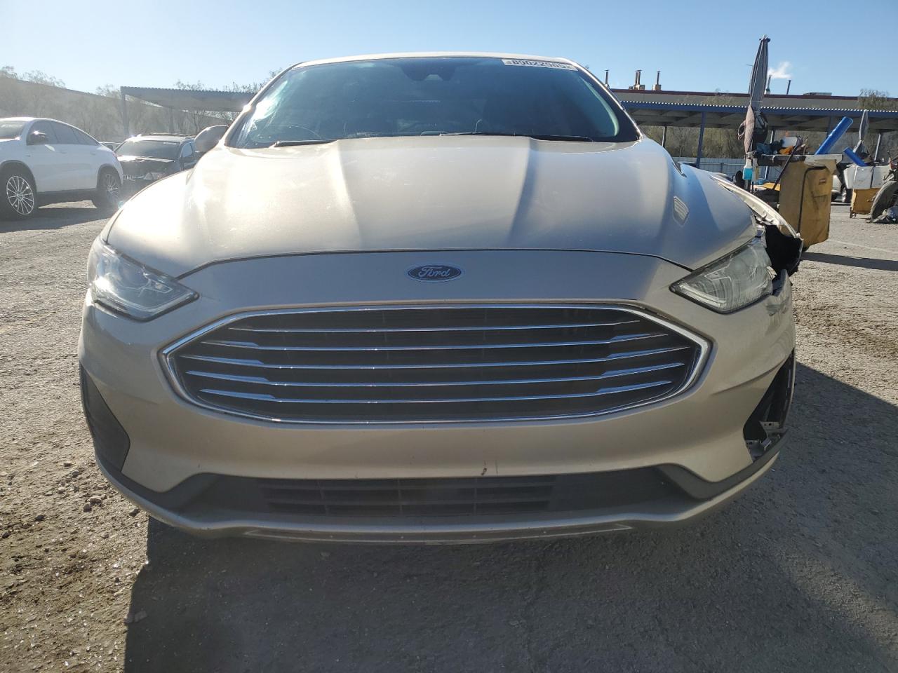 2019 Ford Fusion VIN 3FA6P0G73KR135278 Copart auction photo, side / front end damage thumbnail 5