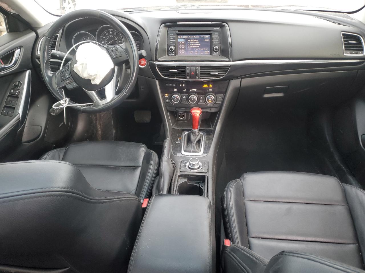 2015 Mazda 6 VIN JM1GJ1V50F1184106 Copart auction photo, rear end damage thumbnail 8