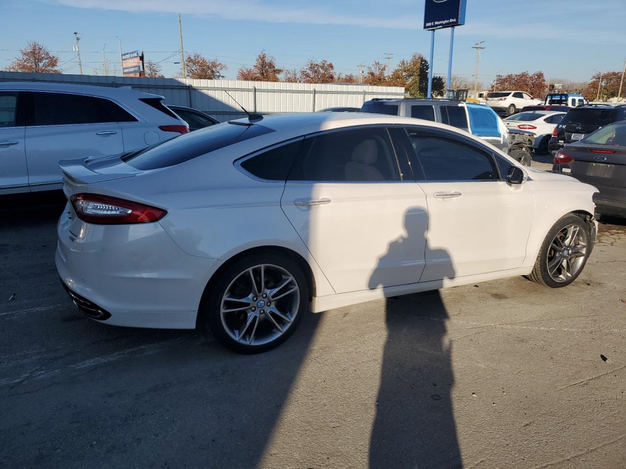 2015 Ford Fusion VIN 3FA6P0D95FR200904 Copart auction photo, front end damage thumbnail 3