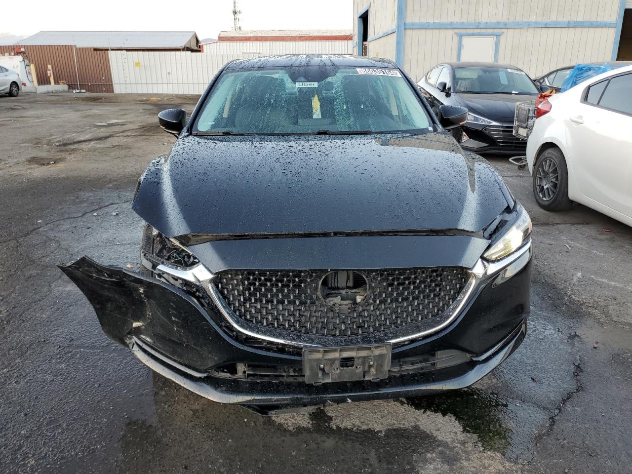 2021 Mazda 6 VIN JM1GL1VM9M1608087 Copart auction photo, front end / side damage thumbnail 5