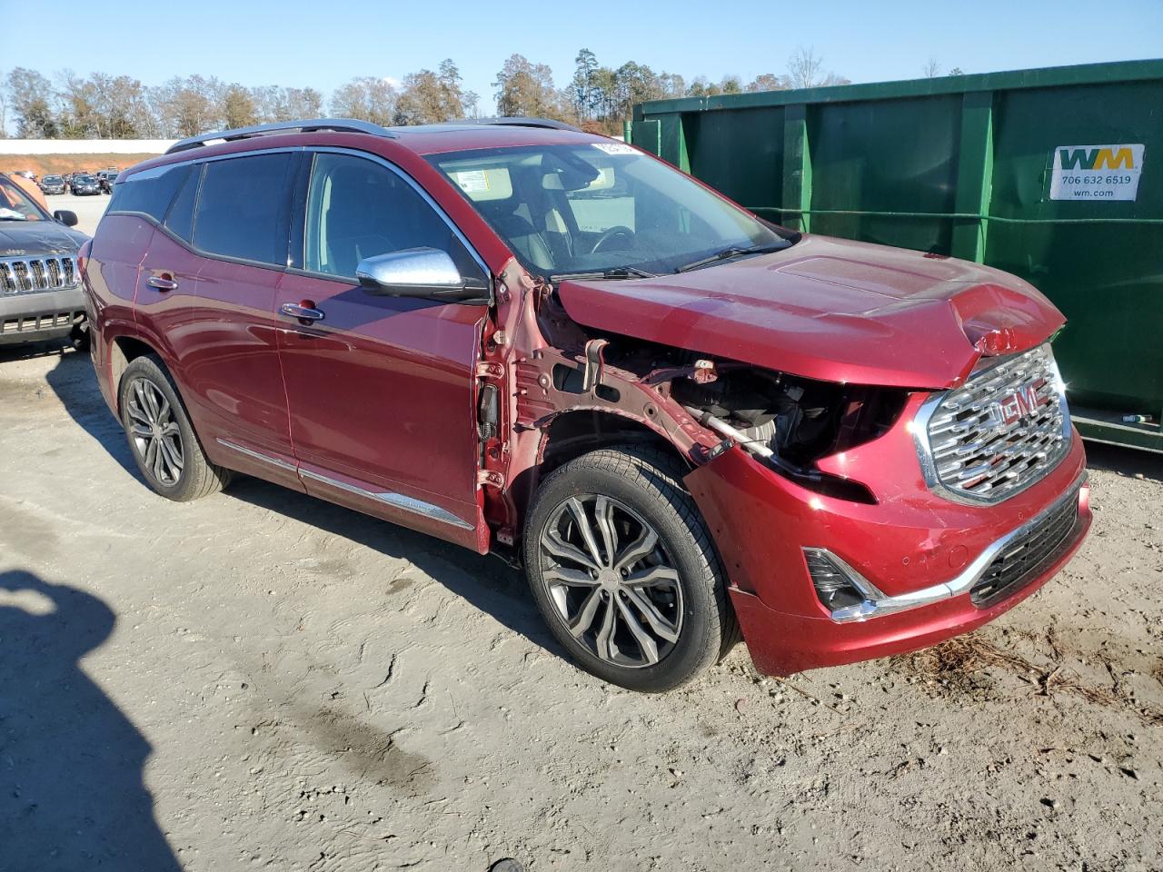 2019 GMC Terrain VIN 3GKALSEX8KL261755 Copart auction photo, front end damage thumbnail 4