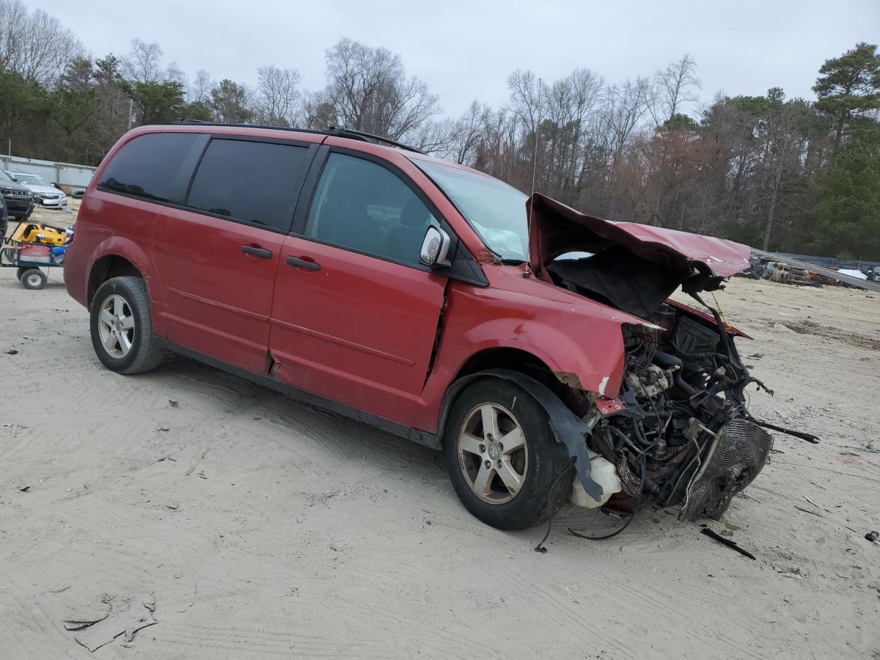 2008 Dodge Caravan VIN 1D8HN44H78B110539 Copart auction photo, mechanical / front end damage thumbnail 4
