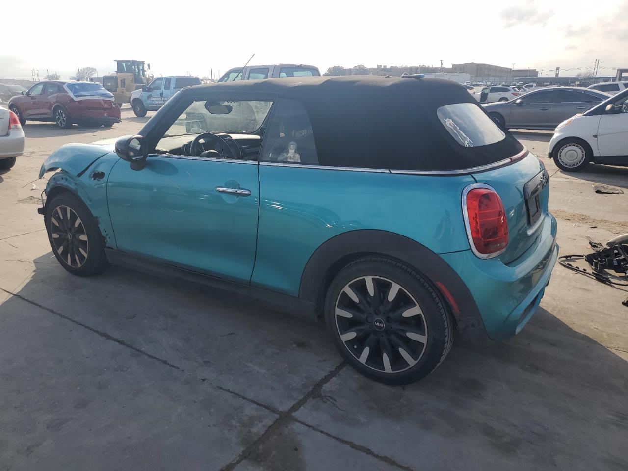 2021 MINI Cooper VIN WMWWJ5C03M3M68175 Copart auction photo, front end damage thumbnail 2