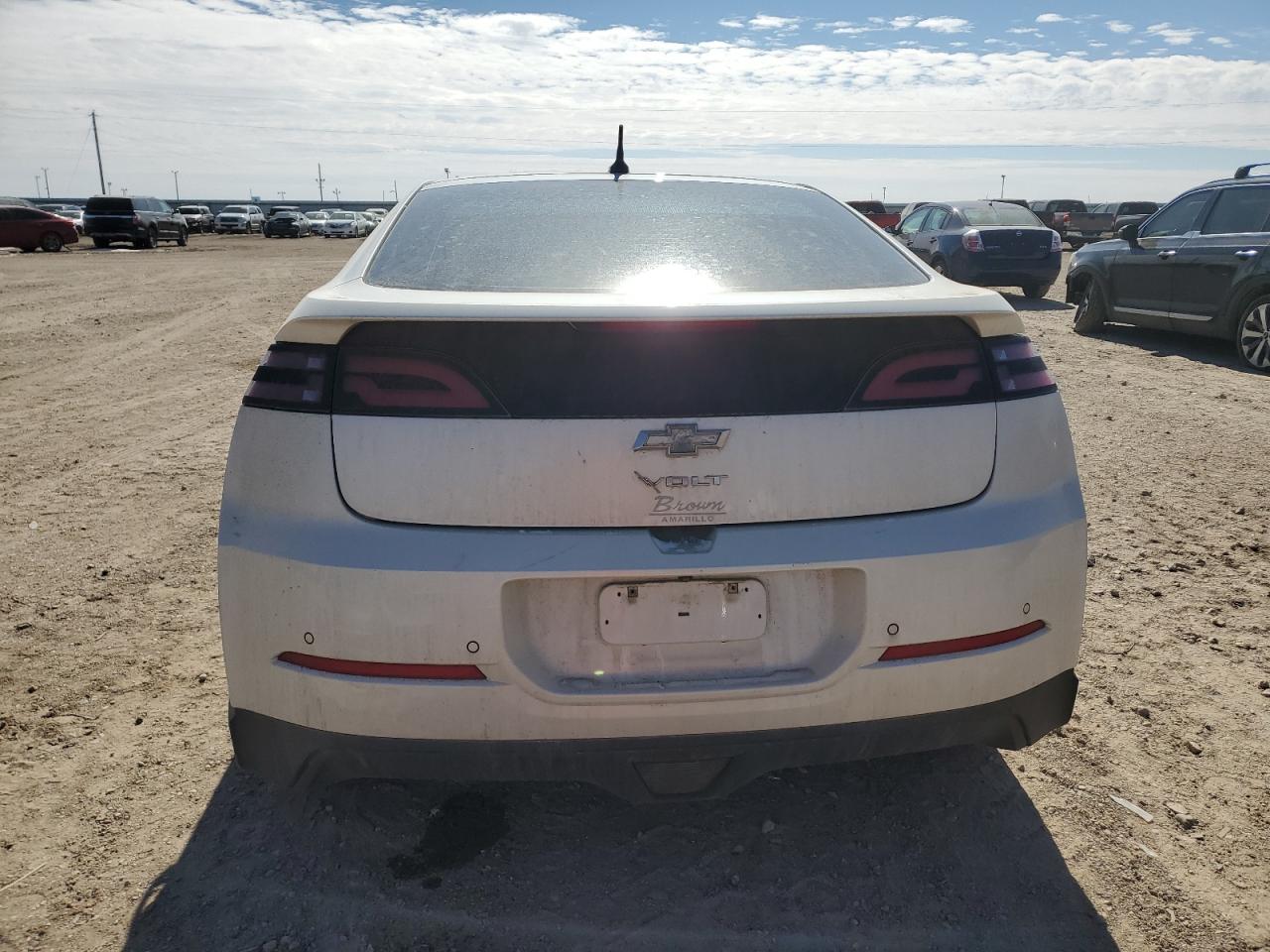 2014 Chevrolet Volt VIN 1G1RD6E48EU155205 Copart auction photo, front end / side damage thumbnail 6