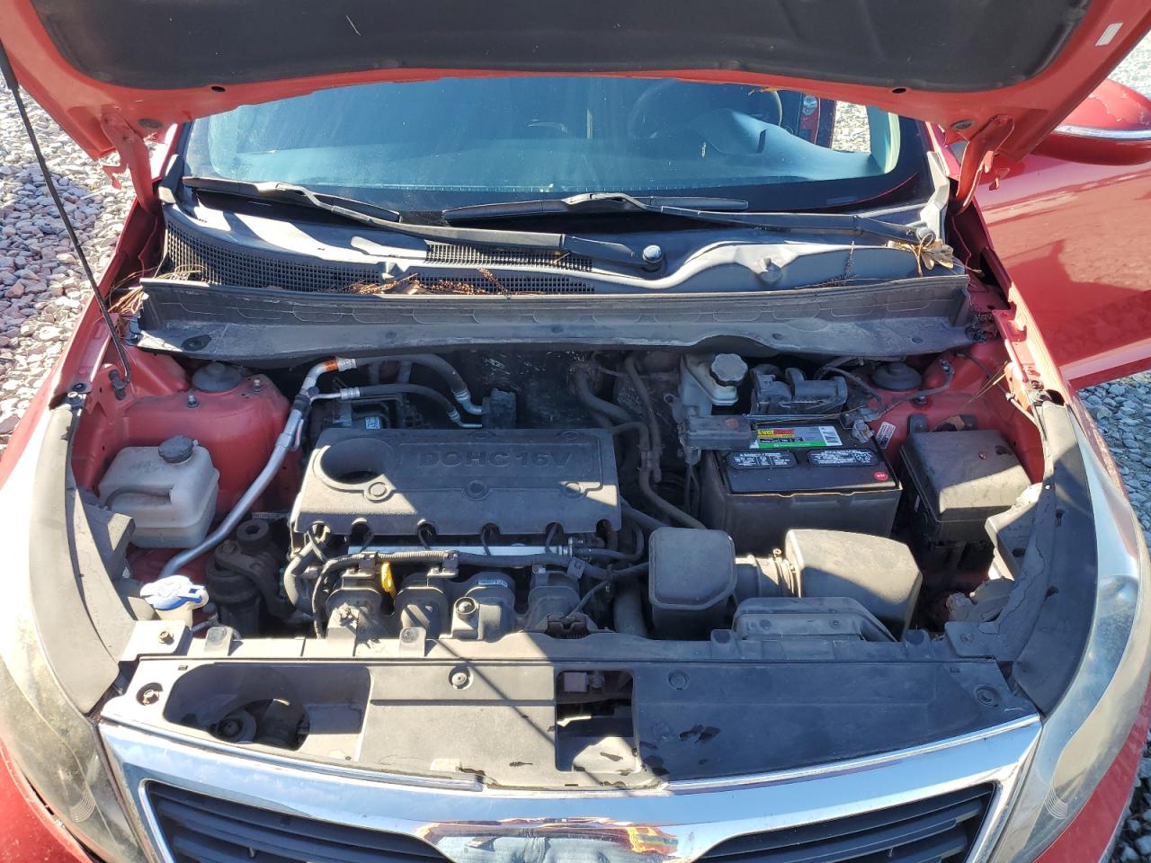2012 KIA Sportage VIN KNDPB3A20C7285885 Copart auction photo, front end damage thumbnail 12