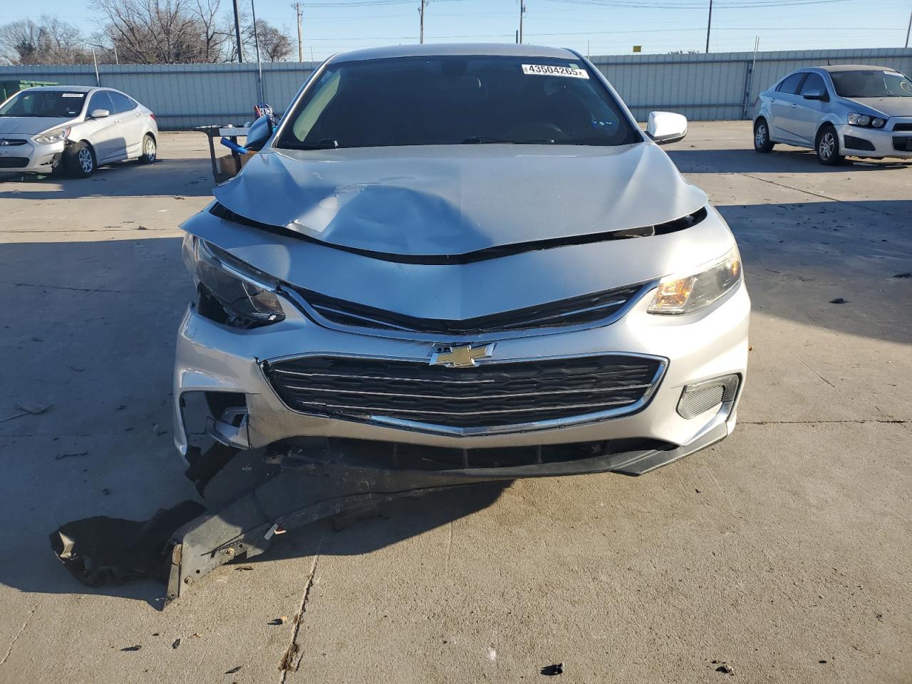 2017 Chevrolet Malibu VIN 1G1ZE5ST8HF153577 Copart auction photo, front end damage thumbnail 5