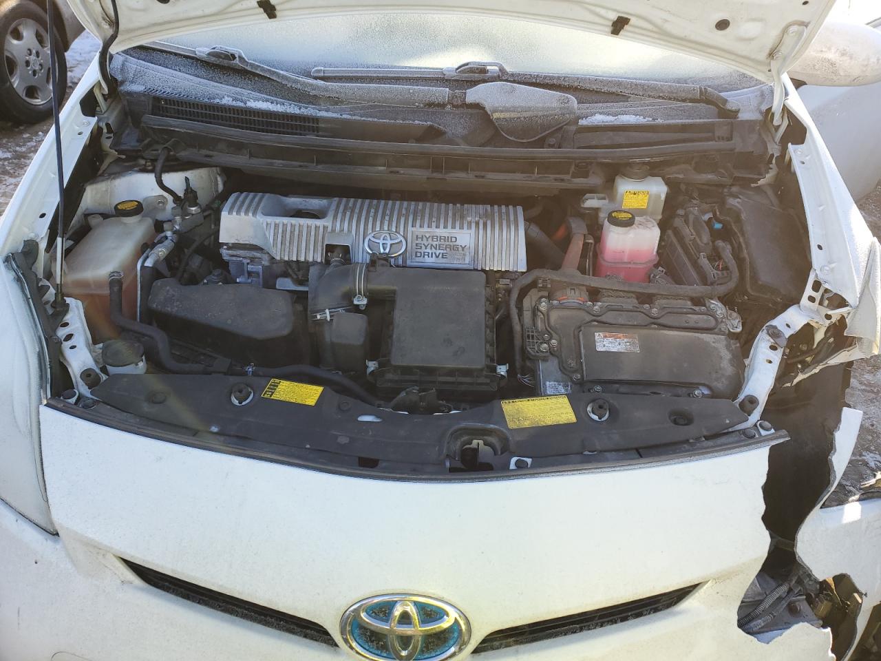 2013 Toyota Prius VIN JTDKN3DU6D5677068 Copart auction photo, front end damage thumbnail 11