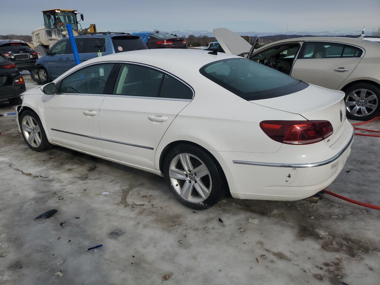 2014 Volkswagen Passat CC VIN WVWBP7AN1EE539020 Copart auction photo, front end damage thumbnail 2