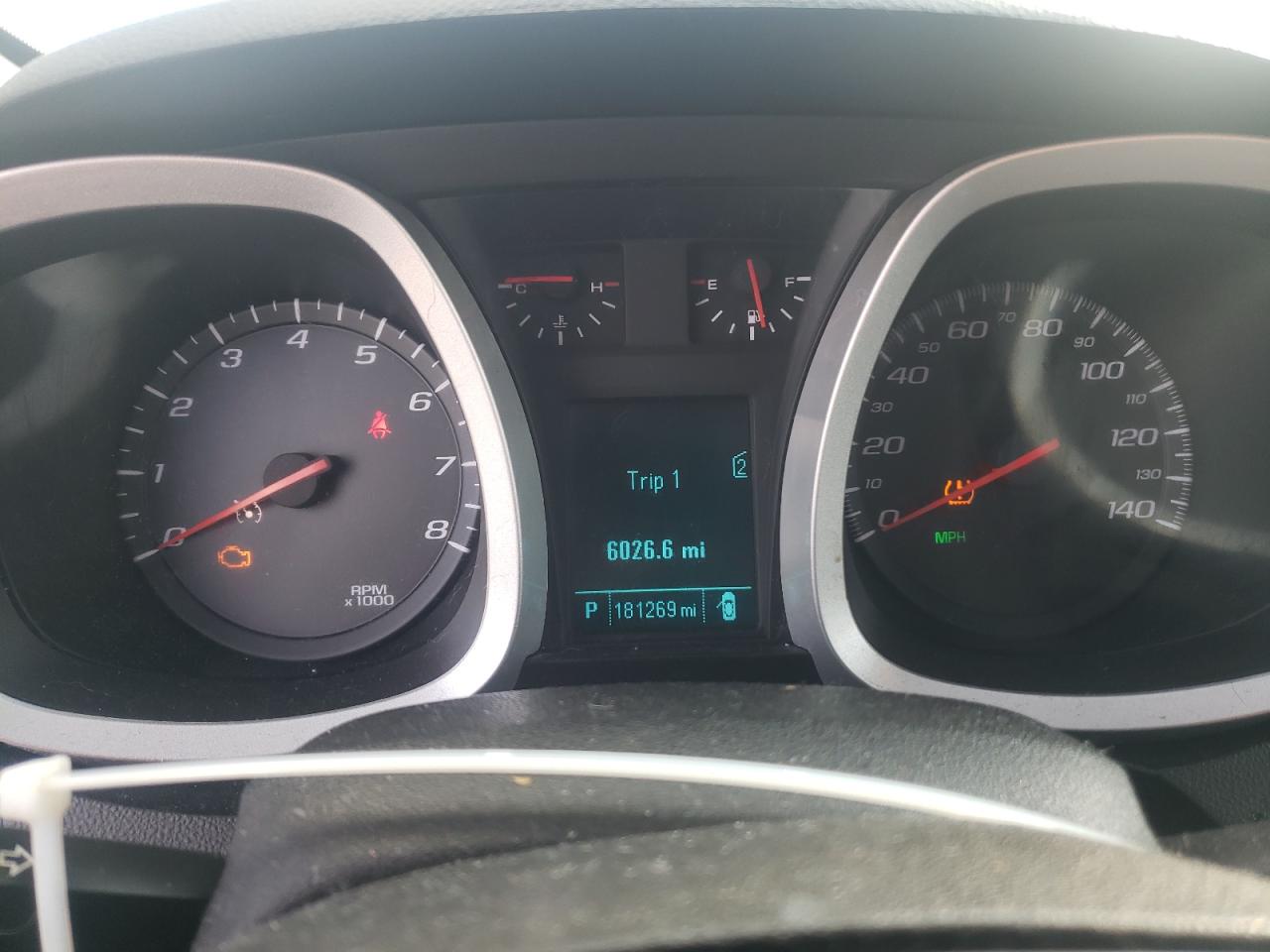2012 Chevrolet Equinox VIN 2GNALDEK7C1154735 Copart auction photo, mechanical / minor dent/scratches damage thumbnail 9