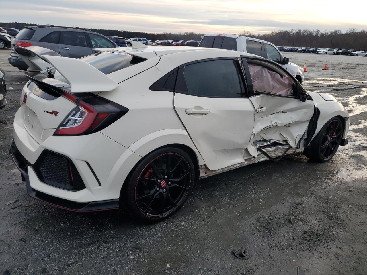 2017 Honda Civic VIN SHHFK8G73HU200338 Copart auction photo, side damage thumbnail 3