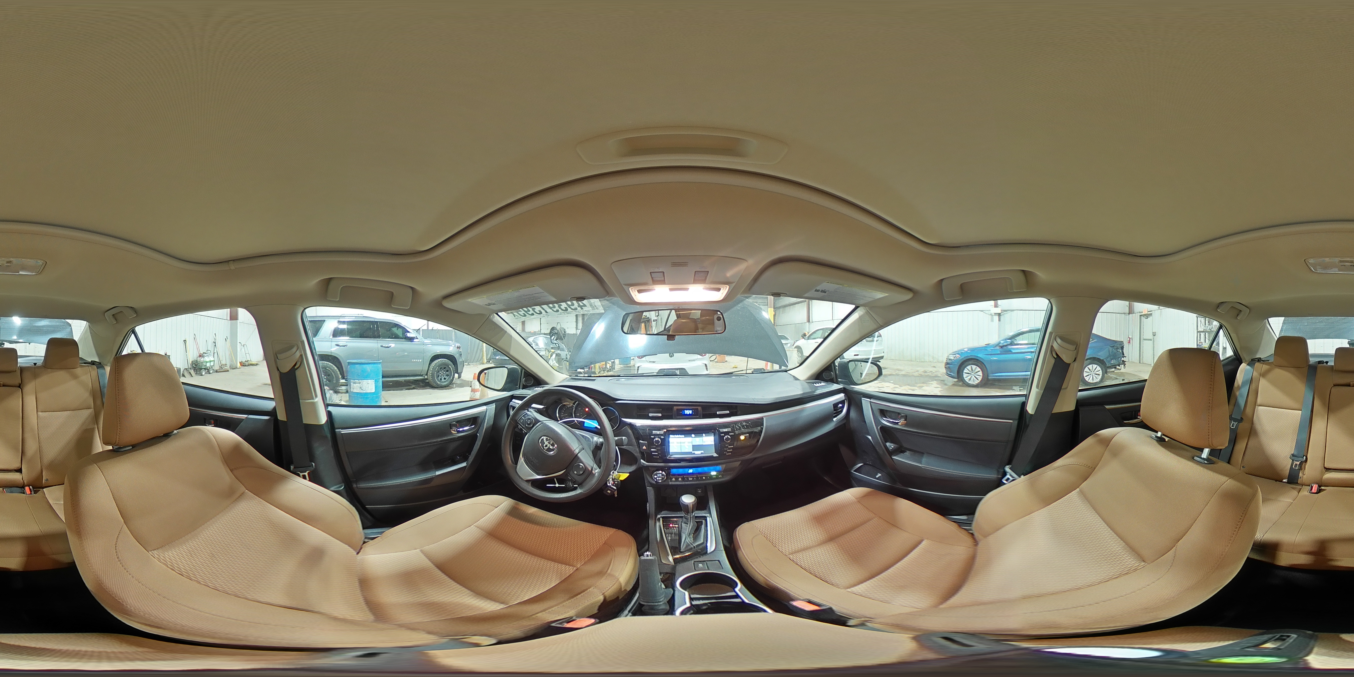 2015 Toyota Corolla VIN 2T1BURHE5FC247031 Copart auction photo, rear end damage thumbnail 14