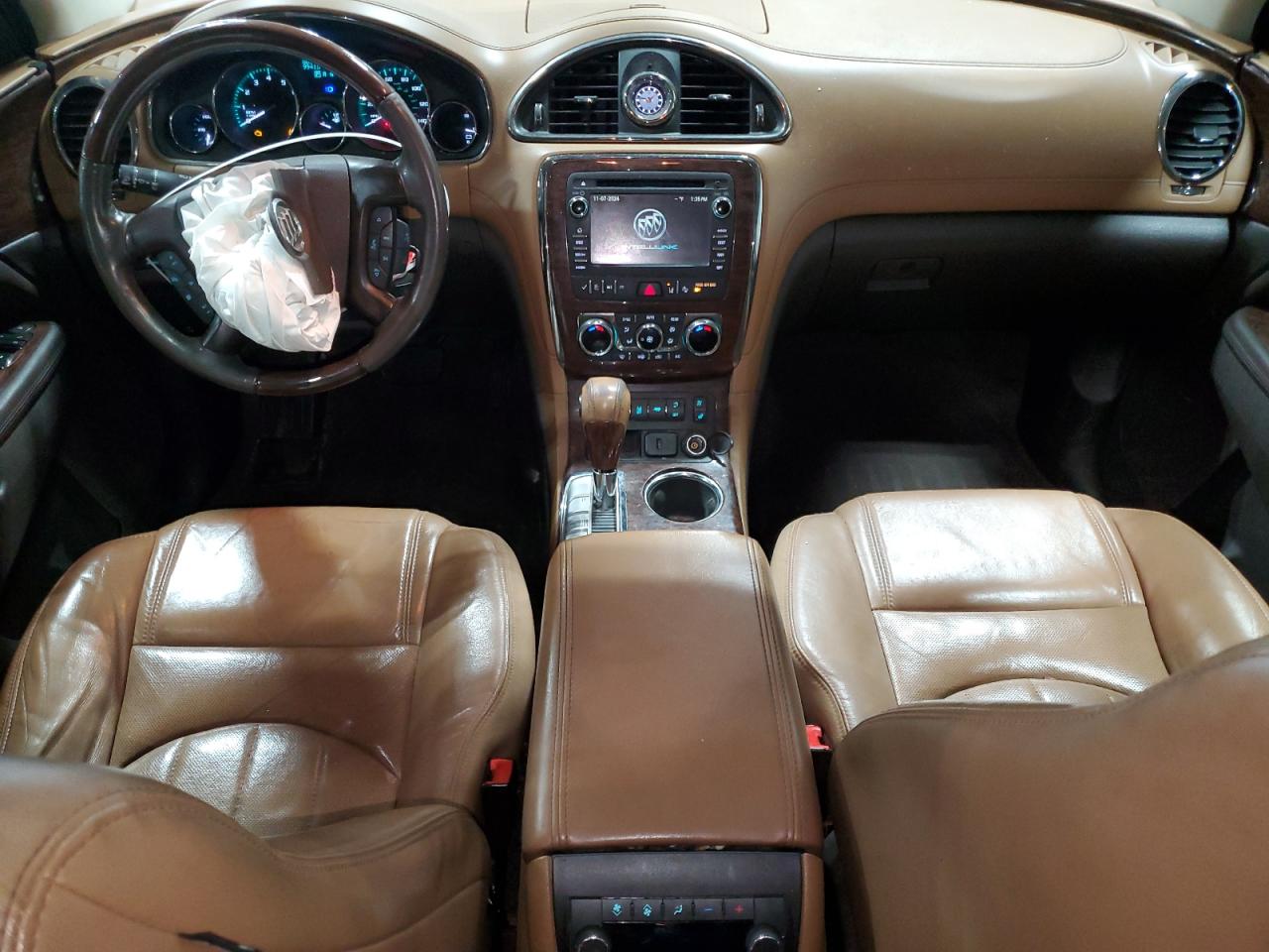 2015 Buick Enclave VIN 5GAKVCKD3FJ385957 Copart auction photo, front end damage thumbnail 8