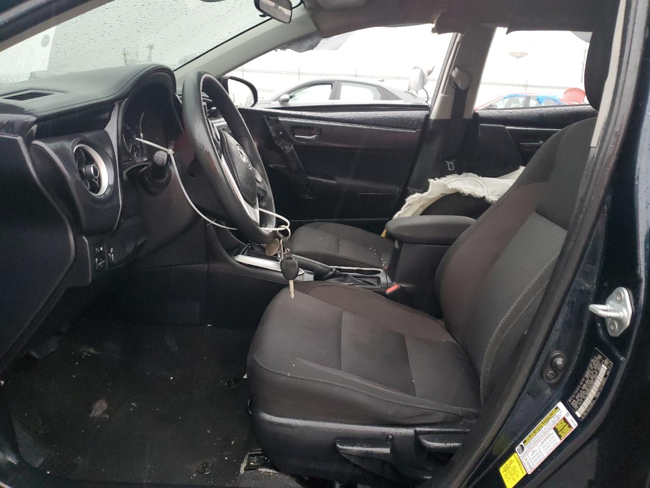 2017 Toyota Corolla VIN 2T1BURHEXHC871569 Copart auction photo, side / front end damage thumbnail 7