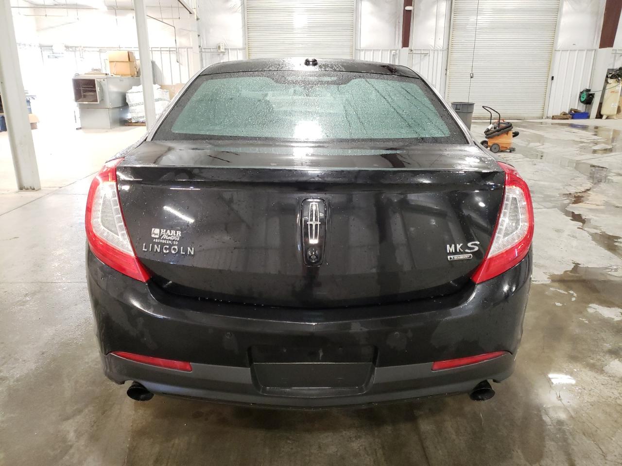 2014 Lincoln MKS VIN 1LNHL9FT9EG601160 Copart auction photo, front end / side damage thumbnail 6