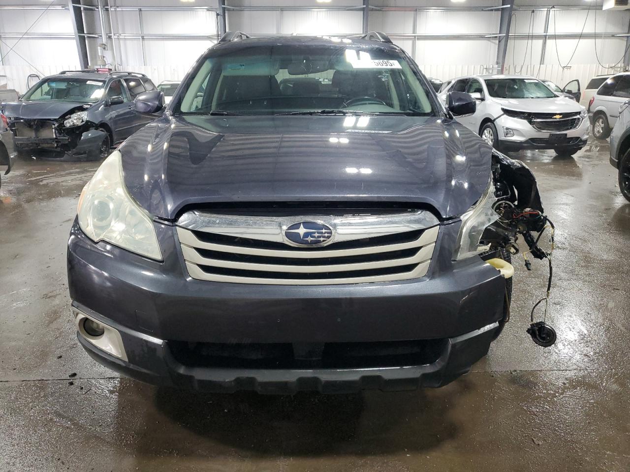 2010 Subaru Outback VIN 4S4BRCCCXA3356053 Copart auction photo, front end / side damage thumbnail 5