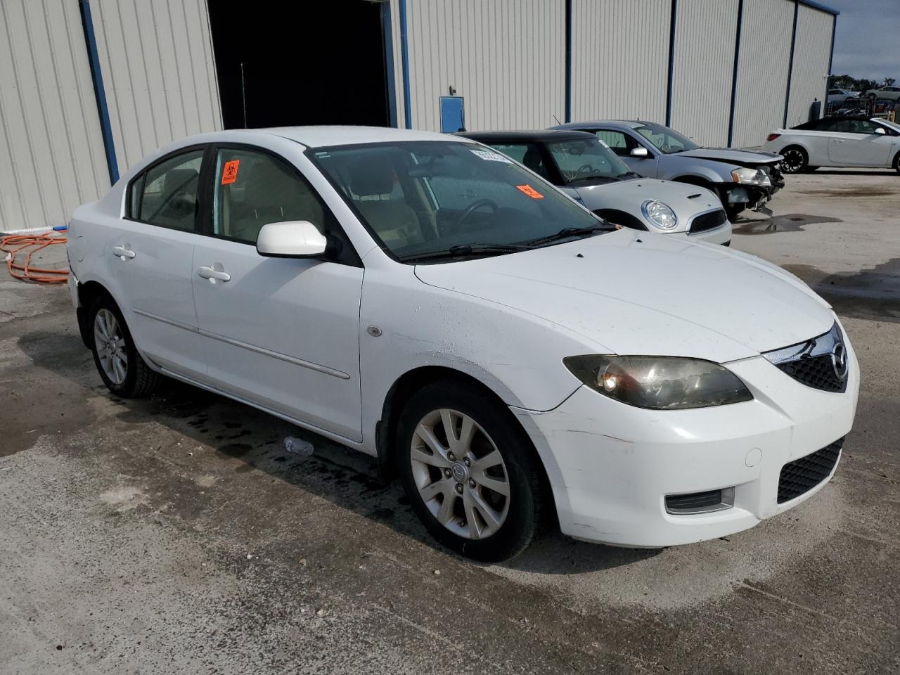 2008 Mazda 3 VIN JM1BK32F081782649 Copart auction photo, front end damage thumbnail 4