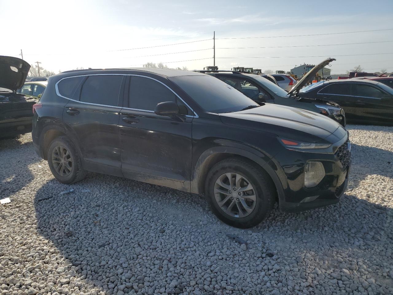 2019 Hyundai Santa Fe VIN 5NMS33AD8KH053745 Copart auction photo, front end damage thumbnail 4