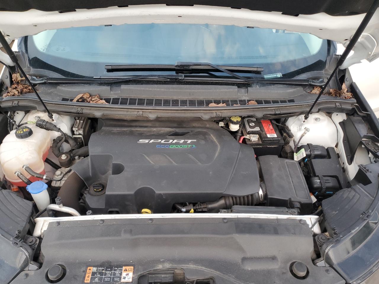 2015 Ford Edge VIN 2FMTK3AP8FBC24995 Copart auction photo, rear end damage thumbnail 12