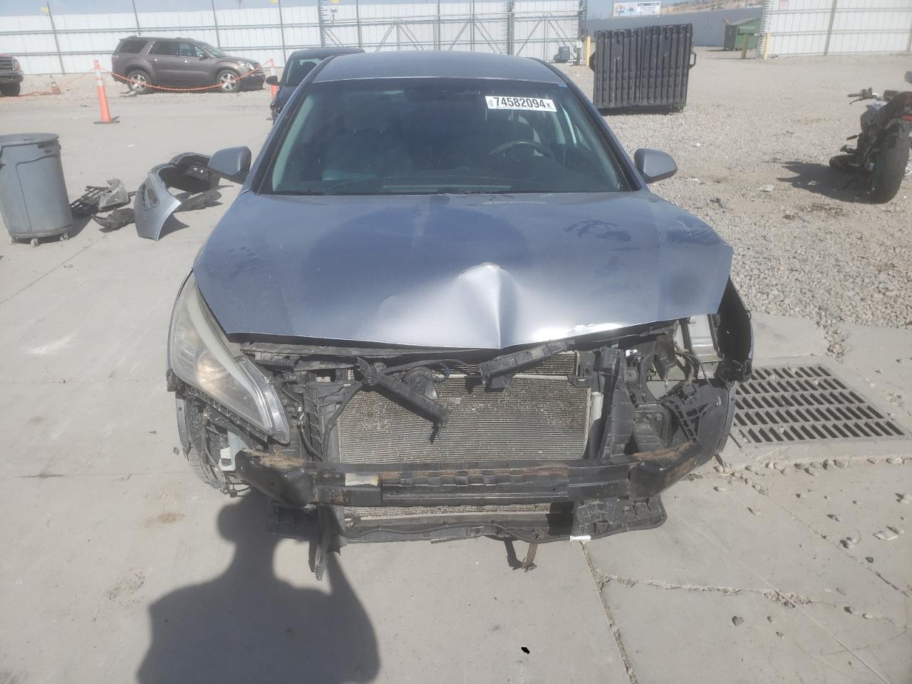 2015 Hyundai Sonata VIN 5NPE24AF9FH068237 Copart auction photo, front end damage thumbnail 5