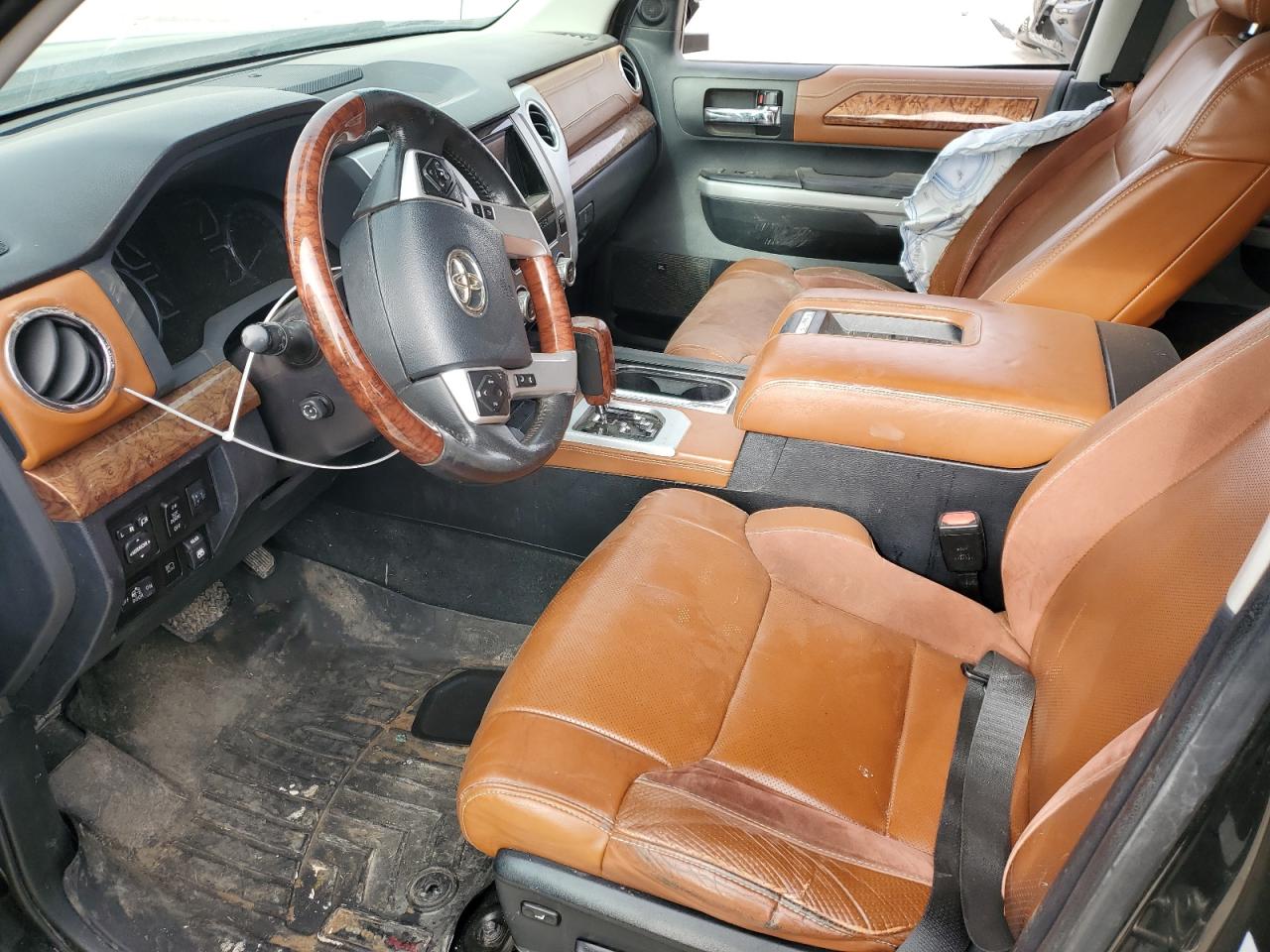 2018 Toyota Tundra VIN 5TFGY5F17JX237341 Copart auction photo, side damage thumbnail 7