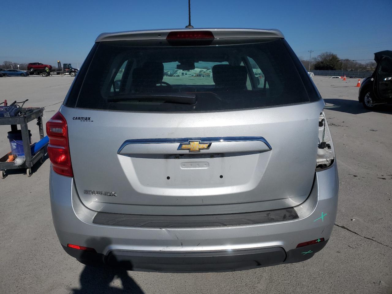 2017 Chevrolet Equinox VIN 2GNALBEK3H1586606 Copart auction photo, rear end damage thumbnail 6