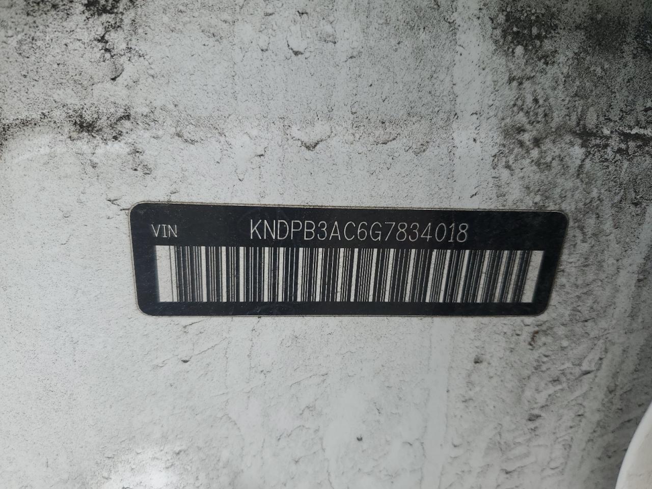 2016 KIA Sportage VIN KNDPB3AC6G7834018 Copart auction photo, rear end damage thumbnail 13