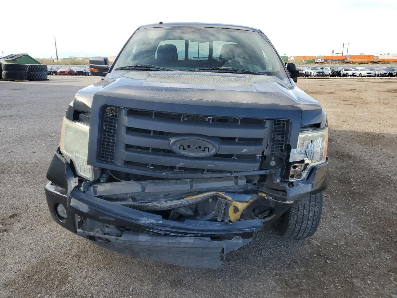 2010 Ford F-150 VIN 1FTFX1EV1AKE03121 Copart auction photo, front end / frame damage damage thumbnail 5