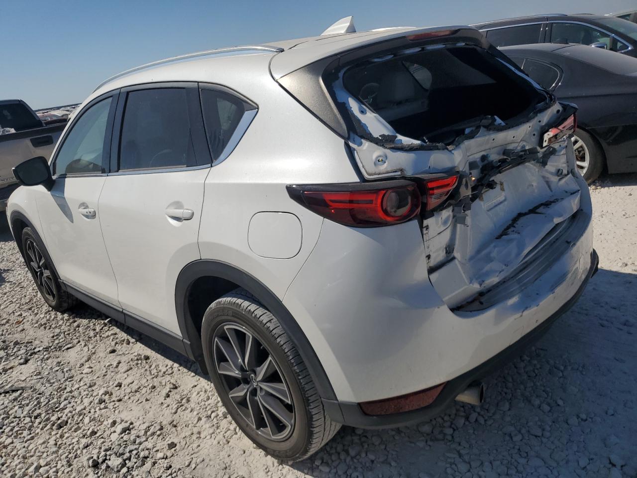 2018 Mazda CX-5 VIN JM3KFADMXJ1377674 Copart auction photo, rear end damage thumbnail 2