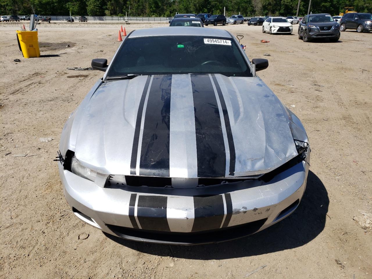 2012 Ford Mustang VIN 1ZVBP8AM6C5233017 Copart auction photo, front end damage thumbnail 5