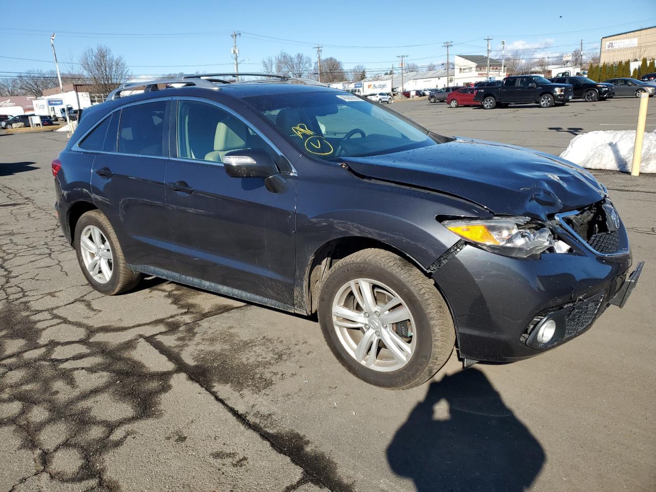 2014 Acura RDX VIN 5J8TB4H51EL011384 Copart auction photo, front end damage thumbnail 4