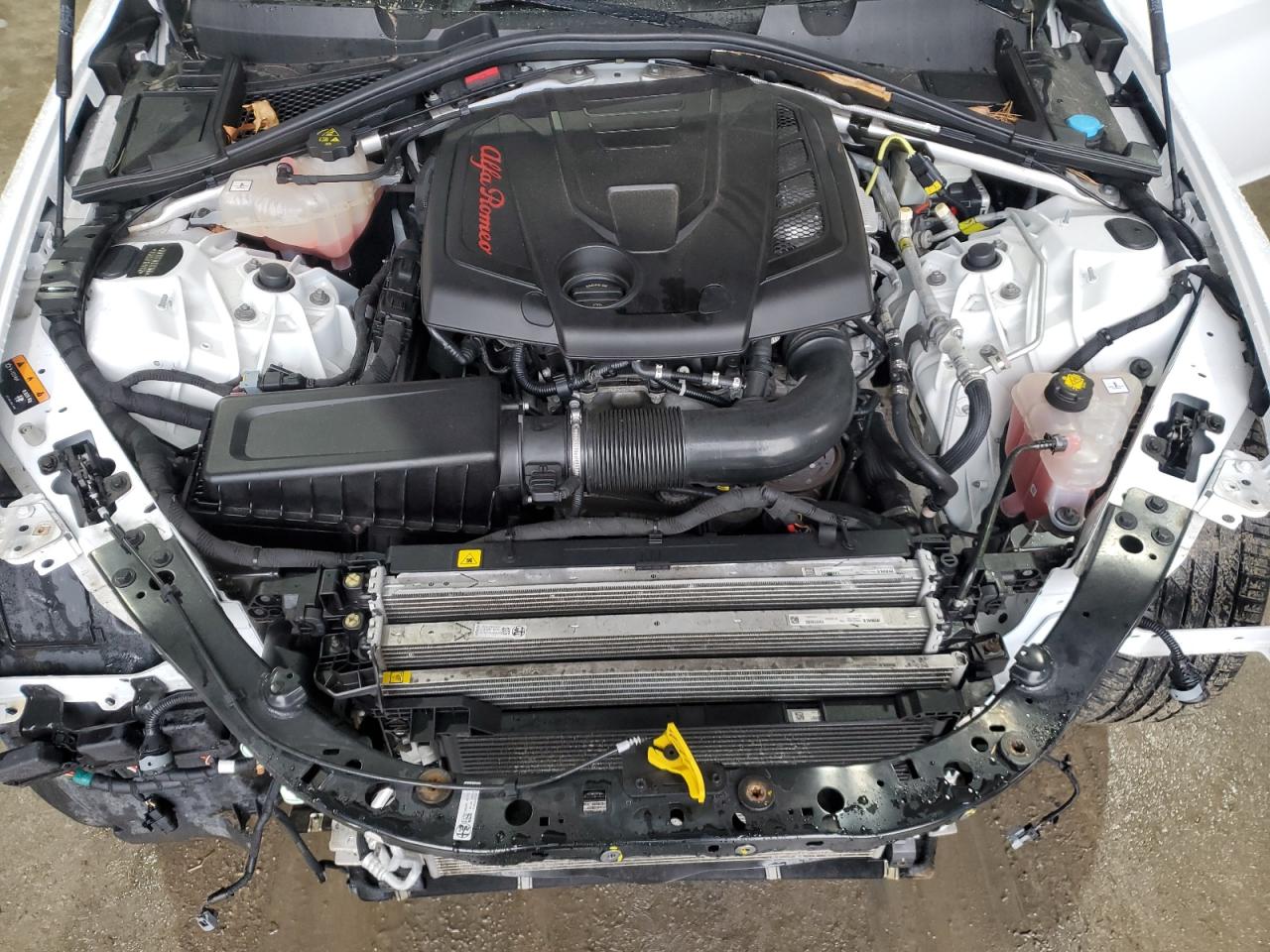 2018 Alfa Romeo Giulia VIN ZARFAEEN6J7578112 Copart auction photo, front end damage thumbnail 11