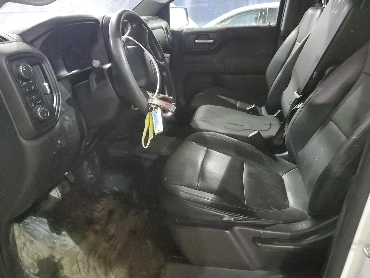 2019 Chevrolet Silverado VIN 1GCRYAEF7KZ186475 Copart auction photo, front end / side damage thumbnail 7