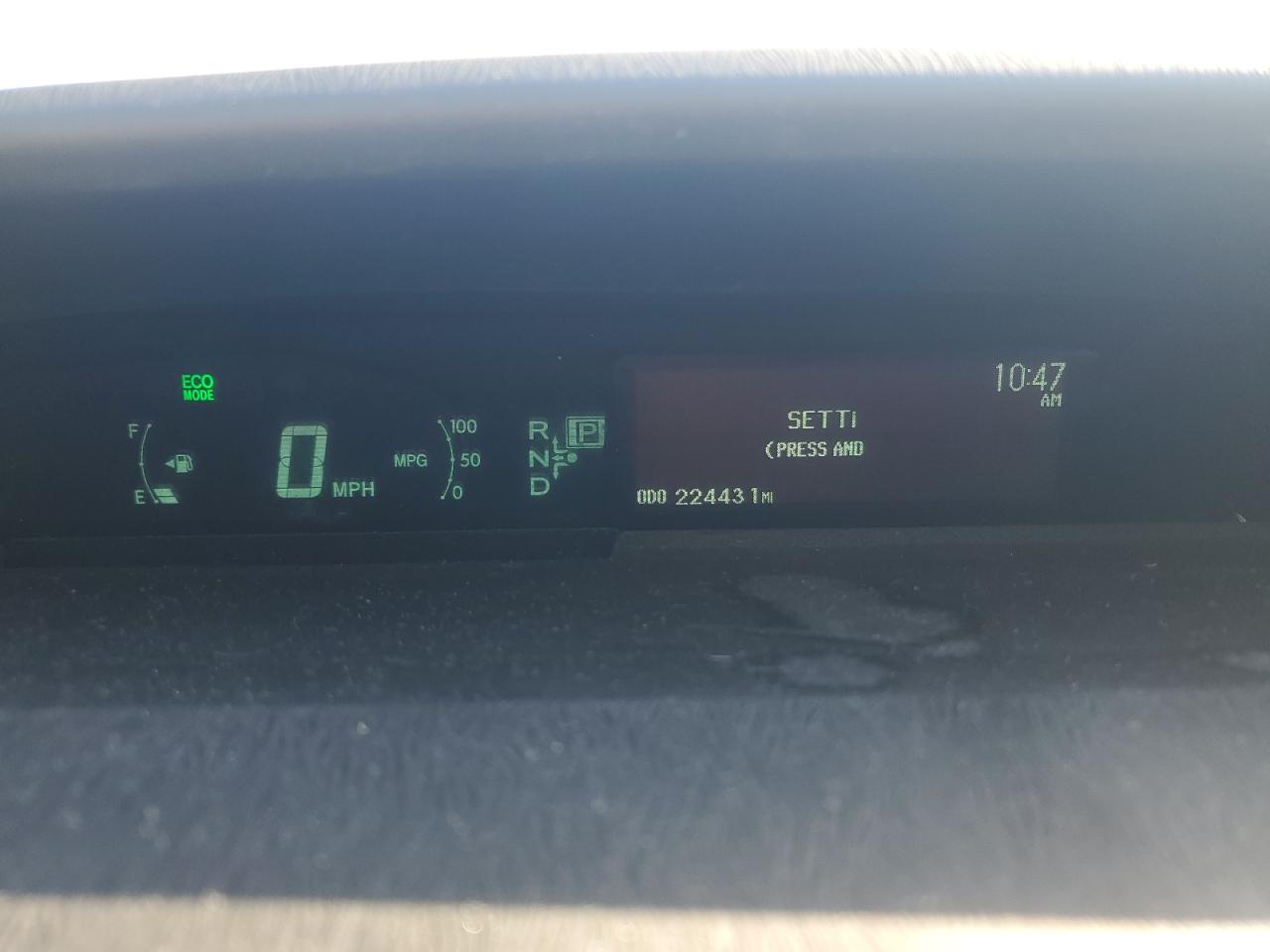 2010 Toyota Prius VIN JTDKN3DU7A1296817 Copart auction photo, mechanical damage thumbnail 9