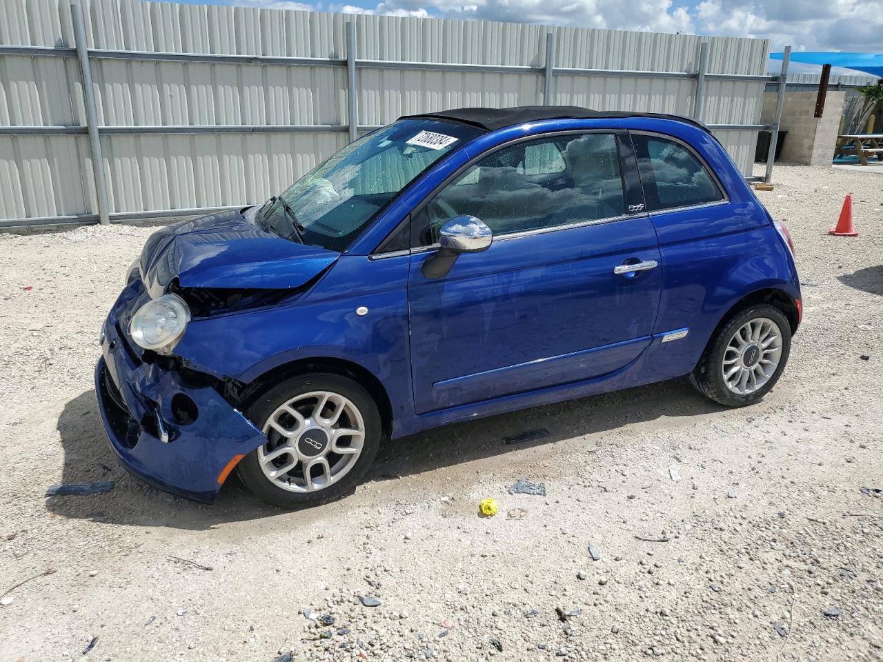 2012 Fiat 500 VIN 3C3CFFER1CT148952