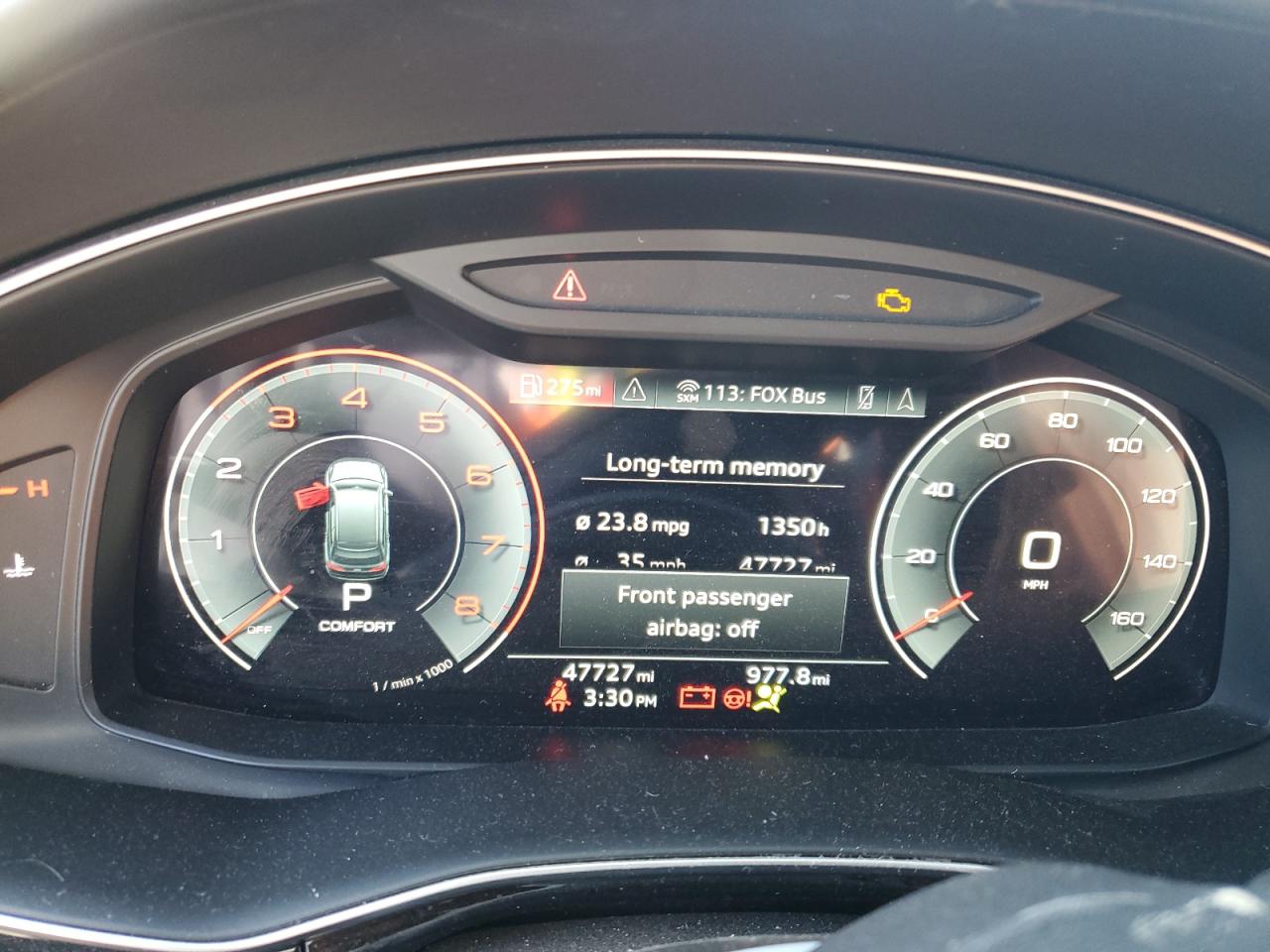 2021 Audi Q7 VIN WA1VXAF75MD033919 Copart auction photo, mechanical damage thumbnail 9