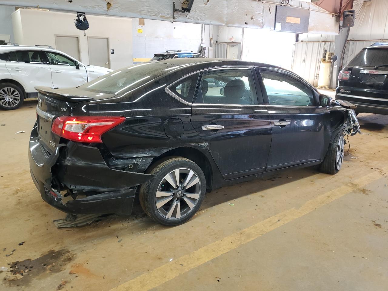2019 Nissan Sentra VIN 3N1AB7AP5KY304262 Copart auction photo, front end / rear end damage thumbnail 3