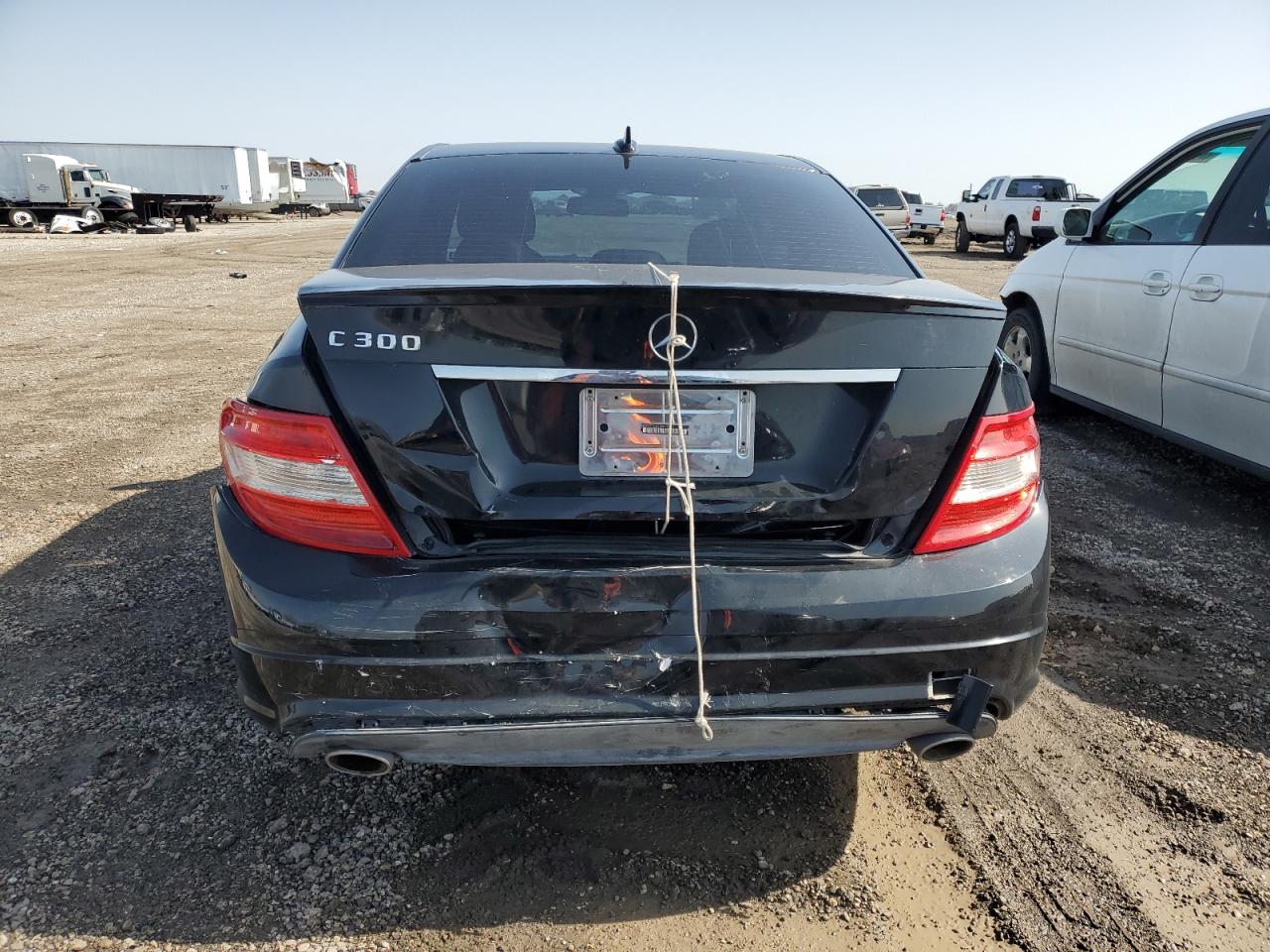 2009 Mercedes-Benz C-klasse VIN WDDGF54X49R072769 Copart auction photo, rear end / front end damage thumbnail 6