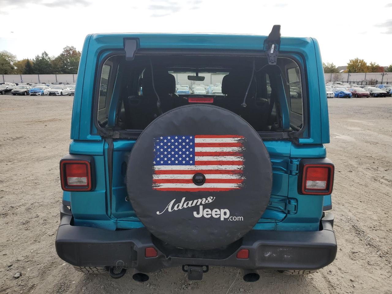 2020 Jeep Wrangler VIN 1C4HJXEN9LW231333 Copart auction photo, rear end / minor dent/scratches damage thumbnail 6