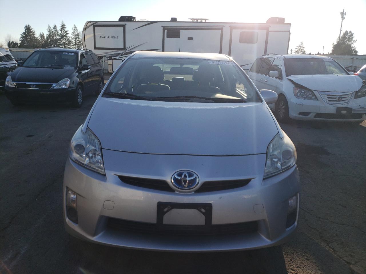 2010 Toyota Prius VIN JTDKN3DU1A0065174 Copart auction photo, side / front end damage thumbnail 5