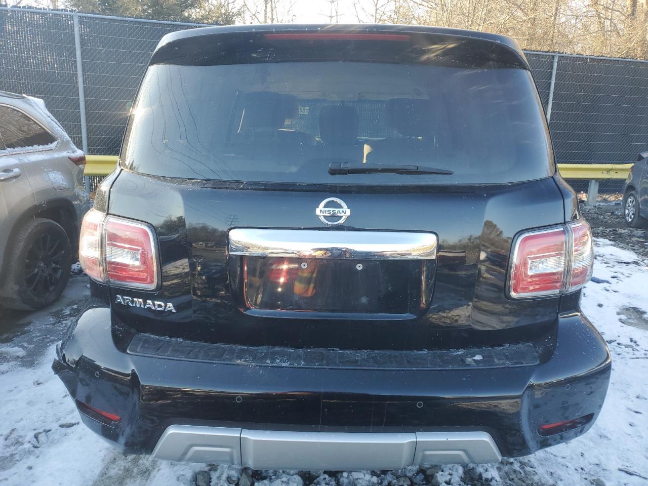 2018 Nissan Armada VIN JN8AY2ND8J9051980 Copart auction photo, side / front end damage thumbnail 6