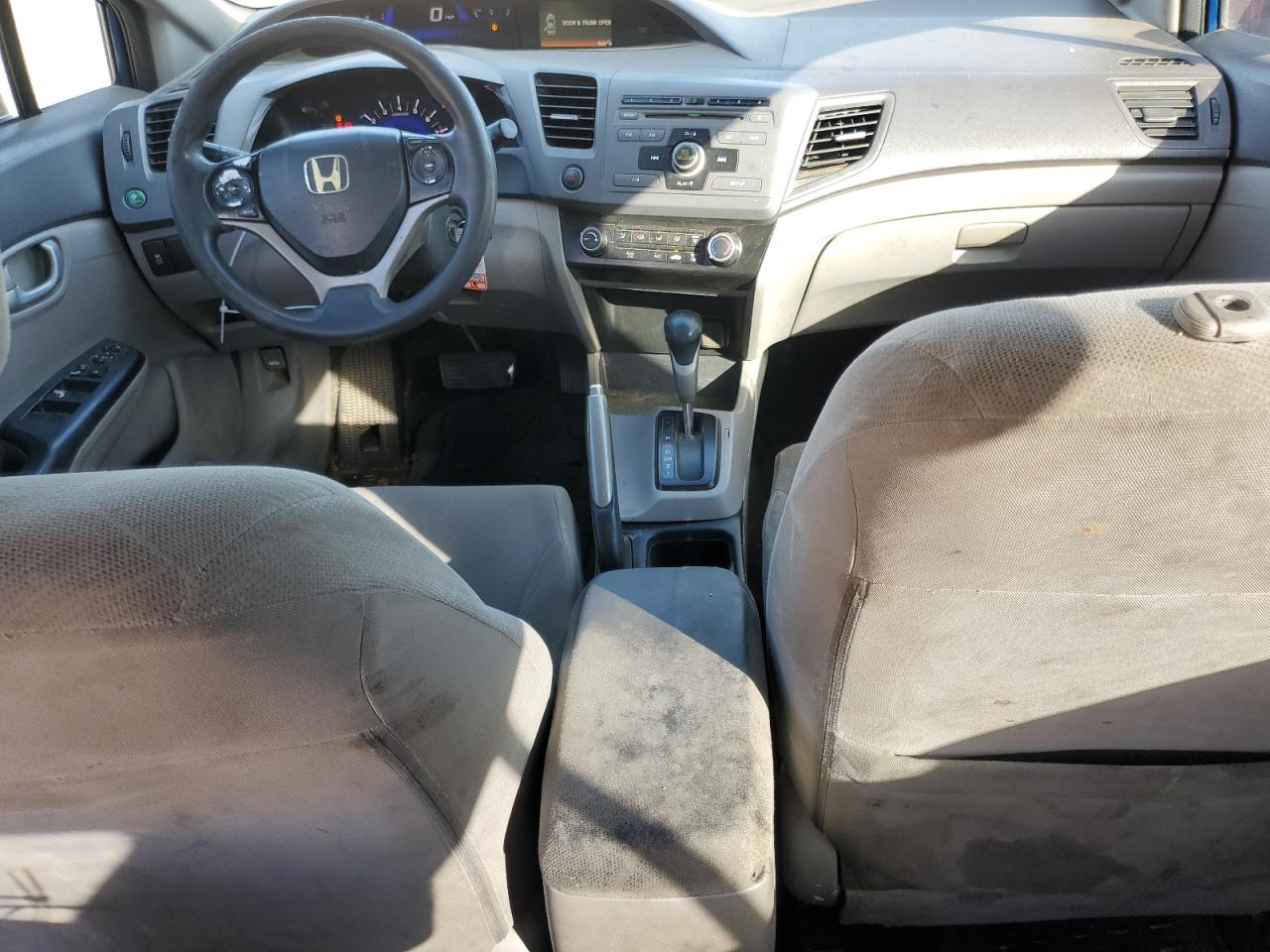 2012 Honda Civic VIN 2HGFB2F5XCH578983 Copart auction photo, rear end / front end damage thumbnail 8
