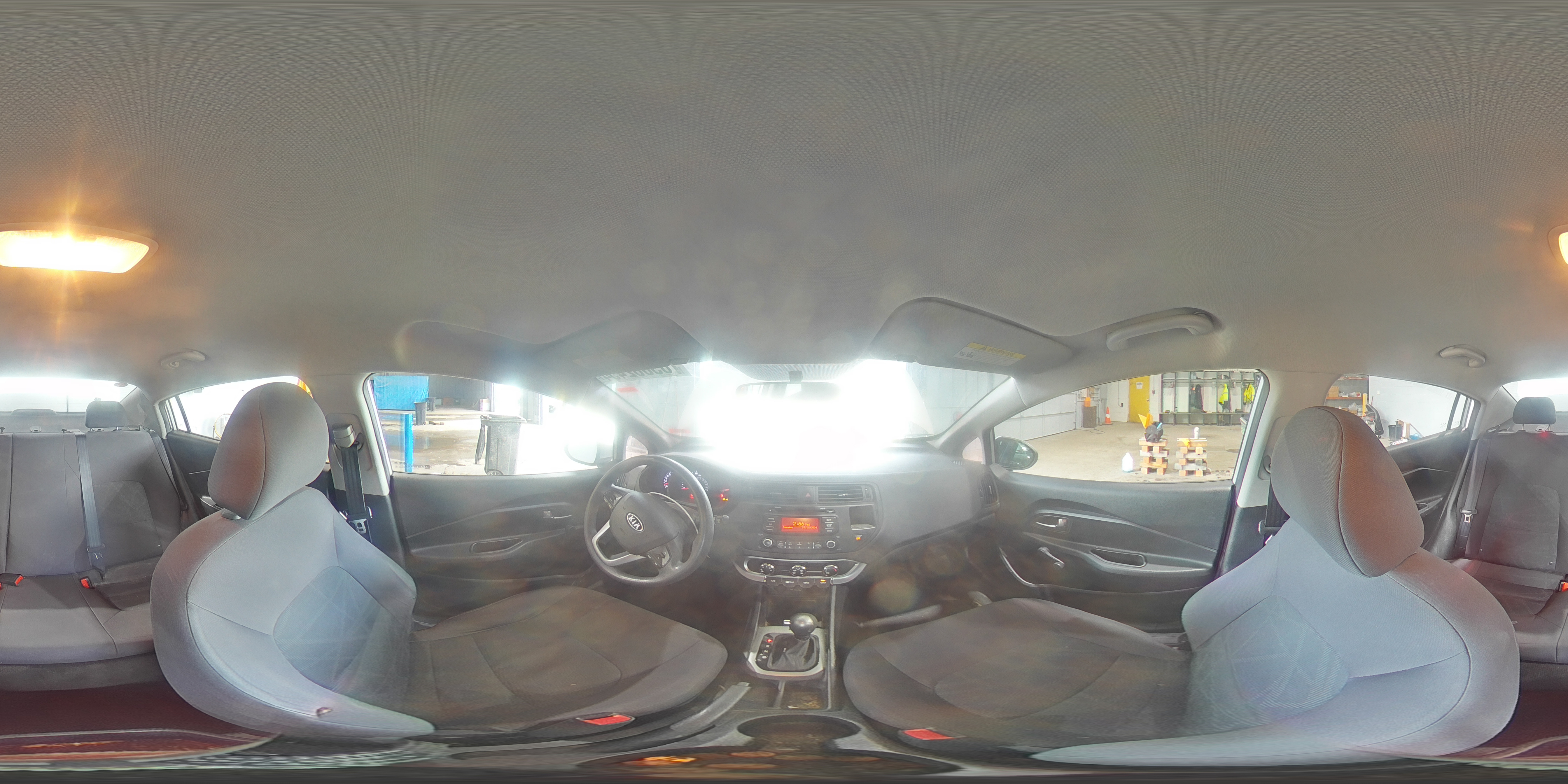 2012 KIA Rio VIN KNADM4A36C6072826 Copart auction photo, side / minor dent/scratches damage thumbnail 13
