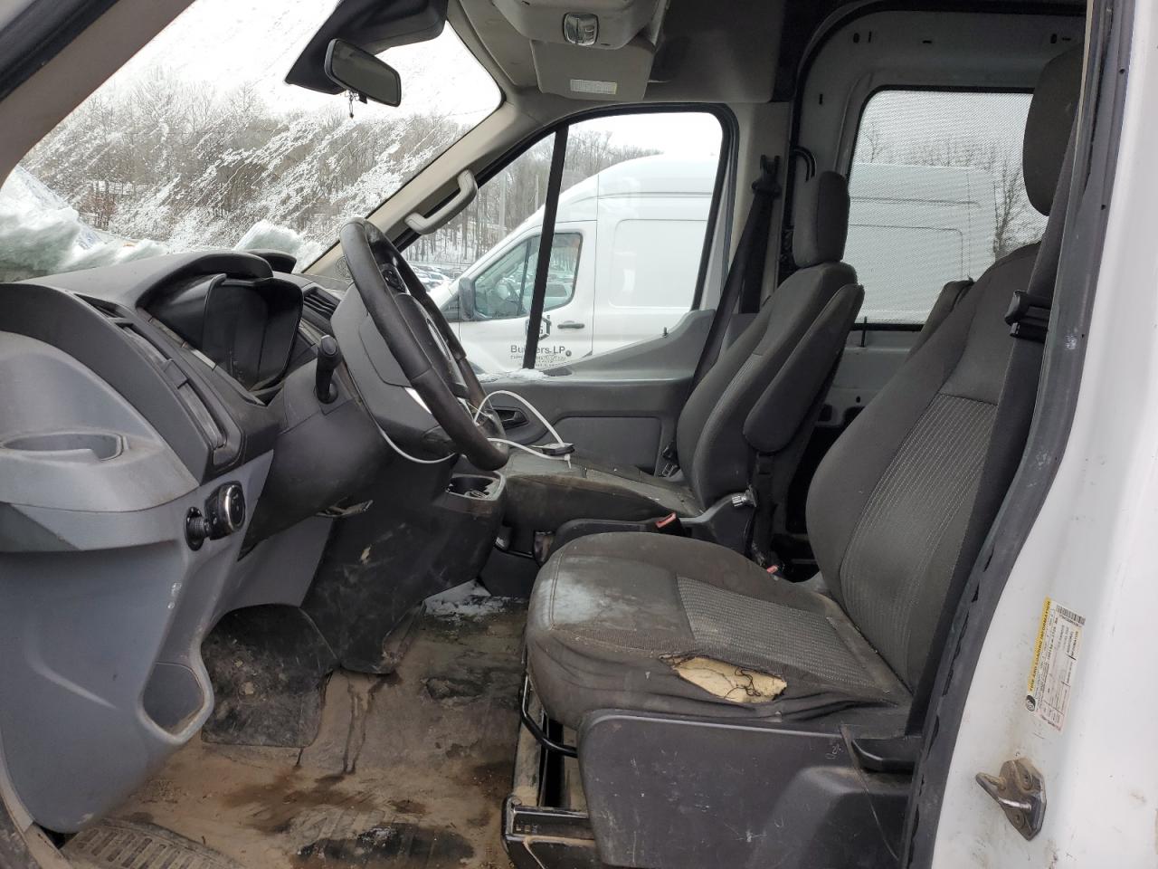2017 Ford Transit VIN 1FTBW3XG0HKA38632 Copart auction photo, all over damage thumbnail 7