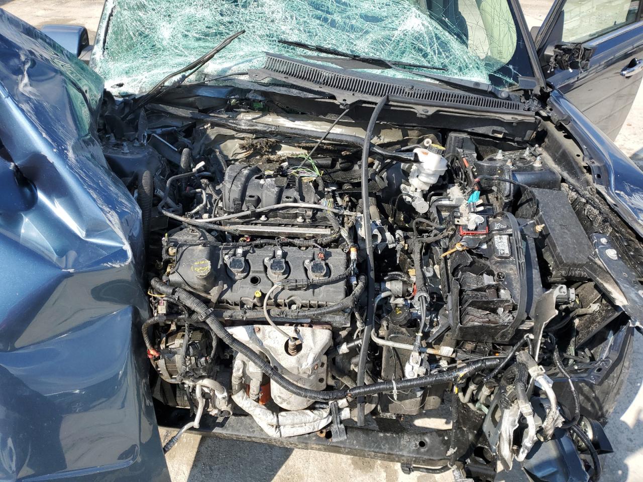 2019 Ford Flex VIN 2FMGK5D82KBA08801 Copart auction photo, front end / side damage thumbnail 13