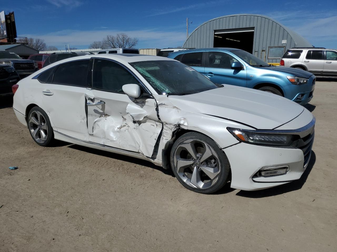 2019 Honda Accord VIN 1HGCV2F97KA028859 Copart auction photo, side damage thumbnail 4